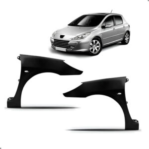 Par Paralama Dianteiro Para Peugeot 307 2006 A 2012