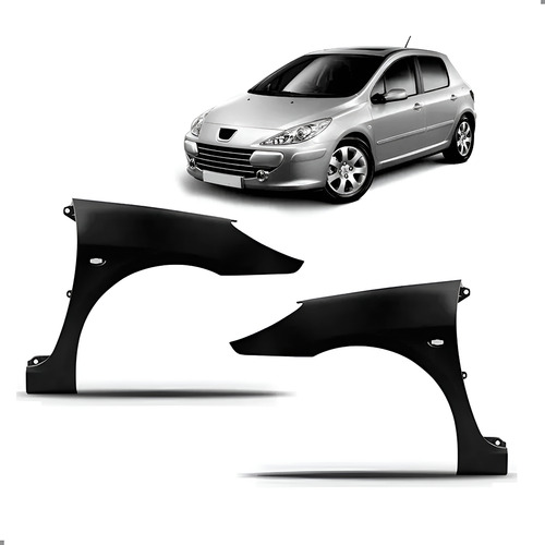 Par Paralama Dianteiro Para Peugeot 307 2006 A 2012