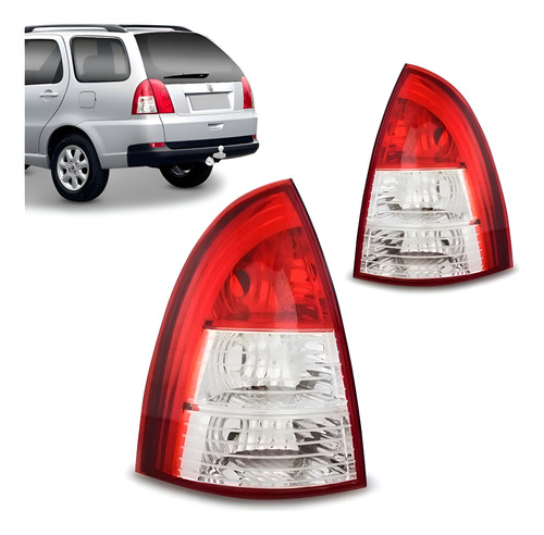 Par Sinaleira Traseira Palio Weekend 2004 2005 2006 07 2008 Tricolor