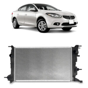 Kit Fluence 2010 A 2013 : 1 Grade + 1 Capô + 1 Radiador + 1 Par Moldura Milha