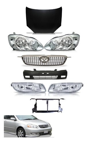 Kit Frente Corolla Toyota 2003 2004