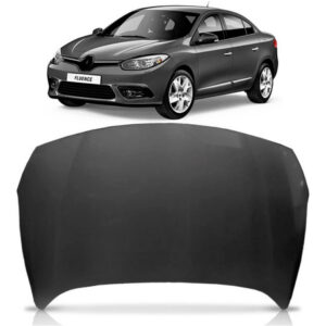 Kit Fluence 2010 A 2013 : 1 Grade + 1 Capô + 1 Radiador + 1 Par Moldura Milha