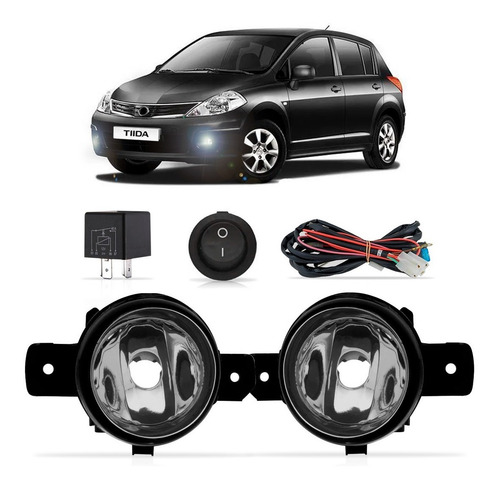 Kit Farol Auxiliar Tiida Sedan E Hatch