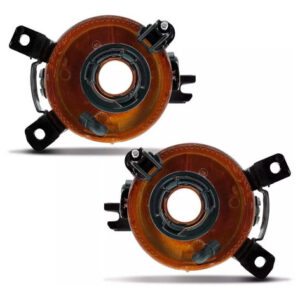 Kit Farol Neblina Milha Fox 2015 À 2018 Grade Friso Cromado Transparente