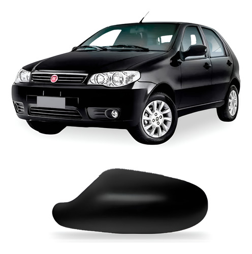 Capa Retrovisor Palio 2004 A 2011 Texturizado Direito