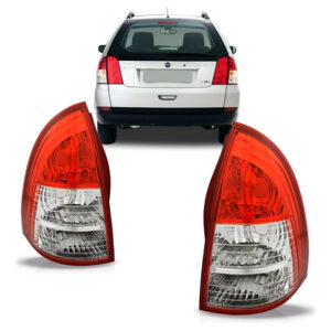 Par Sinaleira Traseira Palio Weekend 2004 05 06 07 2008 2009 Vermelho