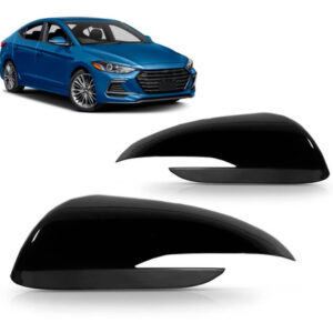 Par Capa De Retrovisor Elantra 2017 2018 Preto