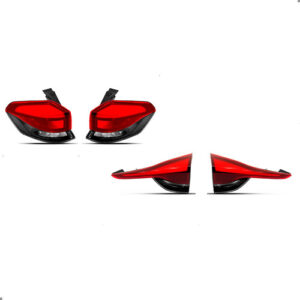 Kit Jogo Sinaleira Fiat Pulse Em Led Canto E Mala Completo Ambos Lados Vermelho