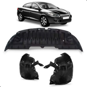 Kit Defletor Para Renault Fluence 2010 A 2013 Par Asa Urubu