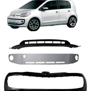 Kit Envolvente Up 2014 A 2016 Aplique E Spoiler 1a Linha  Preto