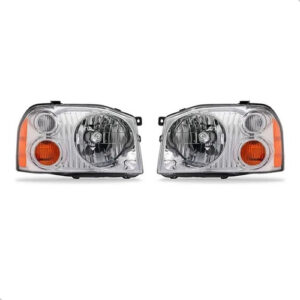 Parachoque Para Nissan Frontier 2003 A 2006 Com Par Milhas Preto