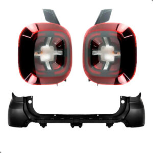 Kit Parachoque Traseiro Duster 2021 A 2026 Par Lanterna Led