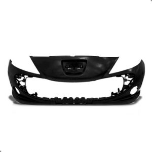 Kit Parachoque Para Peugeot 207 2009 A 2015 Grades E Spoiler Preto