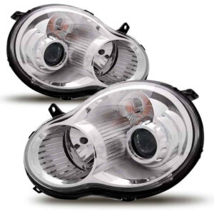 Par Farol Lifan 320 Superior Foco Duplo Cromado 10 A 12