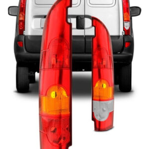Par Sinaleira Traseira Kangoo Furgão 2003 A 2012 Bicolor