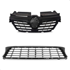 Par Grade Frontal Sandero 2020 A 2024 Superior E Inferior Preto