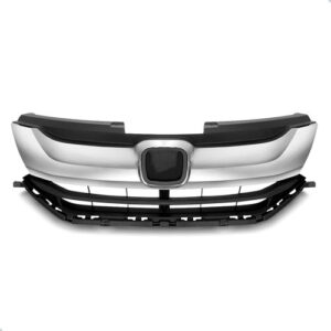 Kit Grade Superior E Inferior Para Honda City 2014 A 2017 Preto