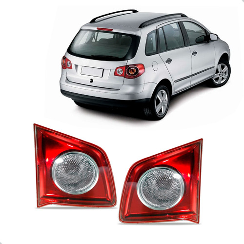 Par Lanterna Traseira Spacefox 2006 A 2010 Tampa Re Cristal Ambos Lados Cristal
