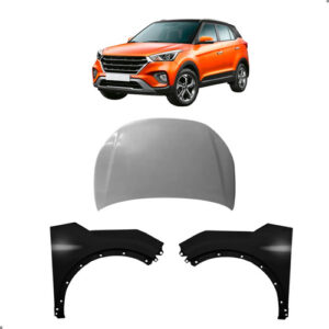 Kit Frente Capo E Par Paralama Para Creta 2017 A 2021