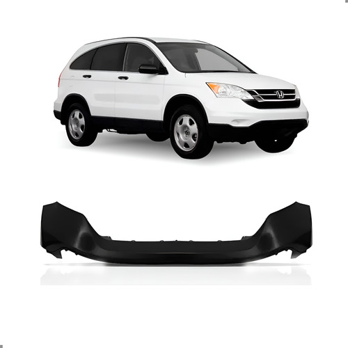 Parachoque Dianteiro Superior Cr-v 2007 A 2010 1a Linha  Preto