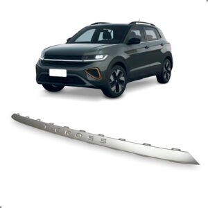 Friso Grade Parachoque Inferior Para T-cross 2019 A 2025 Cromado/prateado Cromado Brilhante