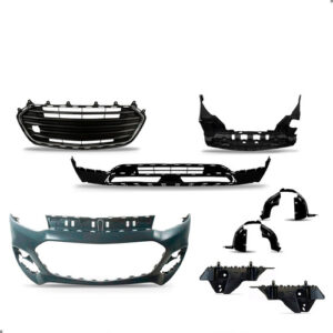 Kit Parachoque Para Tracker 2017 2018 2019 2020 Dianteiro Preto