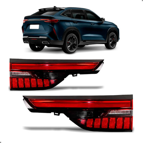 Par Lanterna Traseira Mala Para Haval H6 Gt 2023 2024 2025 Ambos Lados