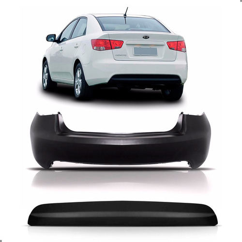 Envolvente Para Kia Cerato 2009 A 2013 Traseiro Com Spoiler