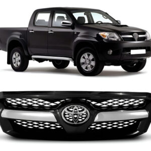 Grade Hilux Srv 2005 A 2008 Preta Com Friso 1a Linha