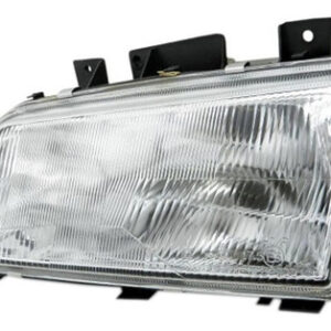 Par Farol Para Peugeot 405 1995 A 1996  Foco Simples Cromado Direito E Esquerdo