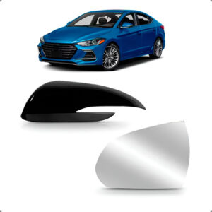 Kit Capa E Lente De Retrovisor Elantra 2017 2018 Esquerdo Esquerdo