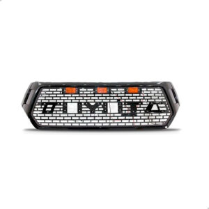 Kit Envolvente Com Grade Led Para Hilux 2018 A 2020 Pickup