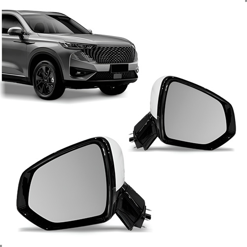 Par Retrovisor Eletrico Haval G6 2023 2024 2025