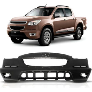 Kit S10: Parachoque Traseiro Cromado 2012-2016 + Grade Cromada + Parachoque Dianteiro