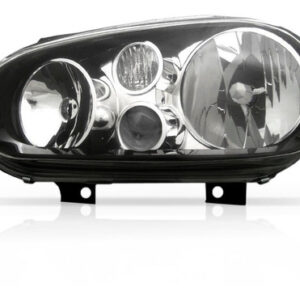 Par Farol Golf Gti Mascara Negra C/ Farol Milha 1998 A 2005 Direito E Esquerdo