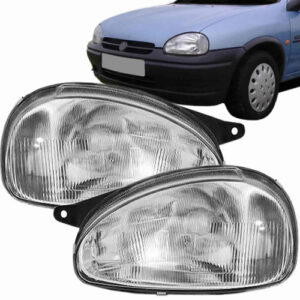 Par Farol Corsa 94 95 96 97 98 99 Cromado