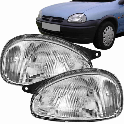 Par Farol Corsa 94 95 96 97 98 99 Cromado
