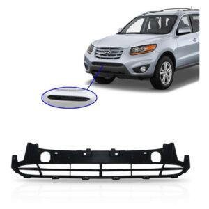 Tela Frontal Inferior Santa Fé 11 2012 13 Central Parachoque Preto