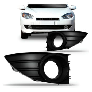 Kit Fluence 2010 A 2013 : 1 Grade + 1 Capô + 1 Radiador + 1 Par Moldura Milha