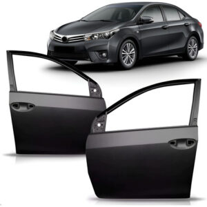 Par Porta Dianteira Para Toyota Corolla 2015 2016 2017 2018 Preto