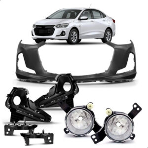 Parachoque Dianteiro Onix Prisma 2020 2021 2022 2023 2024 Preto