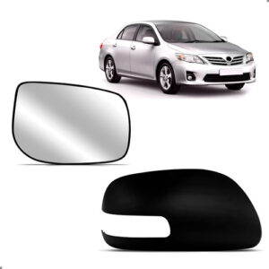 Kit Capa E Lente De Retrovisor Corolla 2009 A 2013 Direita Direito
