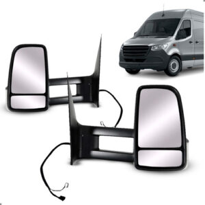 Par Retrovisor Sprinter 2020 A 2025 Elétrico Braço Longo