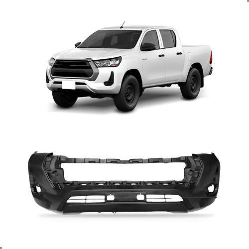 Parachoque Dianteiro Para Hilux 21 A 2025 Grillas 1a Linha