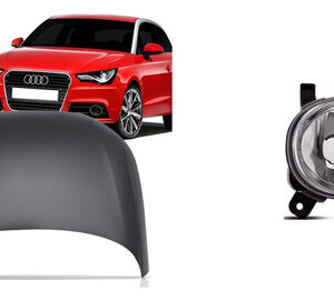 Kit Audi: Capo A1 2011 A 2014 + Par Farol Auxiliar De Milha