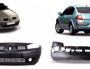 Kit Megane: Parachoque Dianteiro 06 A 11 + Parachoque Traseiro Sedan 06 A 13