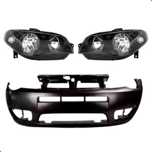 Kit Parachoque E Faróis Fumê Palio Flex Economy 2004 A 2010 Ambos Lados