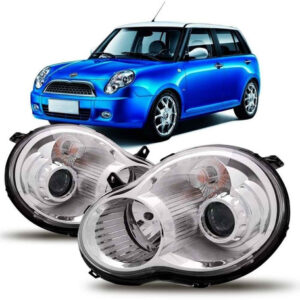 Par Farol Lifan 320 Superior Foco Duplo Cromado 10 A 12