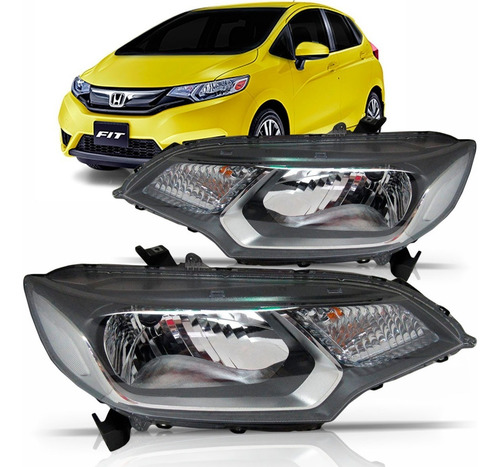 Par Farol Para Honda Fit 2014 2015 2016 Honda