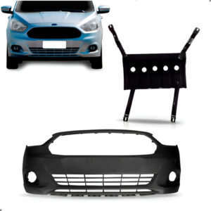 Kit Envolvente Para Ford Ka 2015 A 2018 Com Protetor Carter Preto